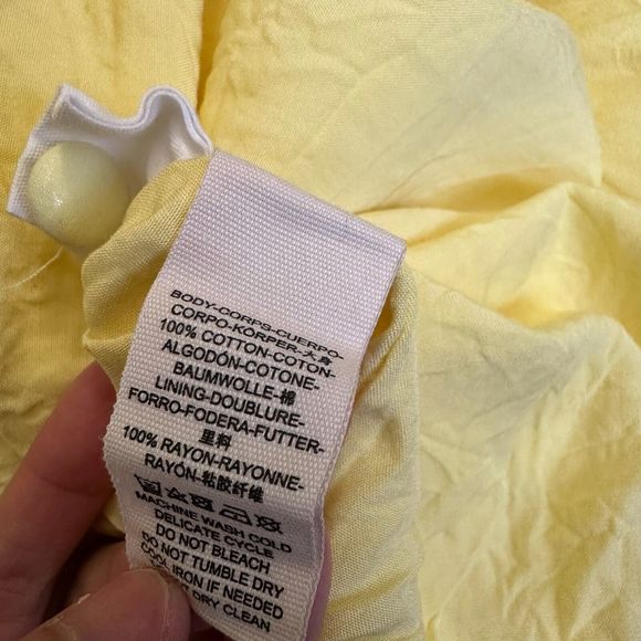 GIRL AND THE SUN Long Sleeve Lined Maxi Shirt Dress in Pale Yellow - Picture 11 of 14